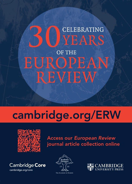 30 articles for 30 years of the European Review