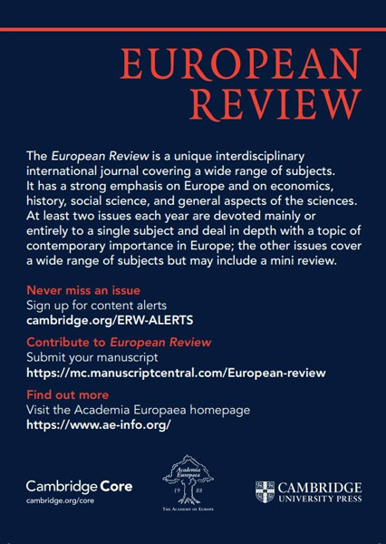 30 articles for 30 years of the European Review
